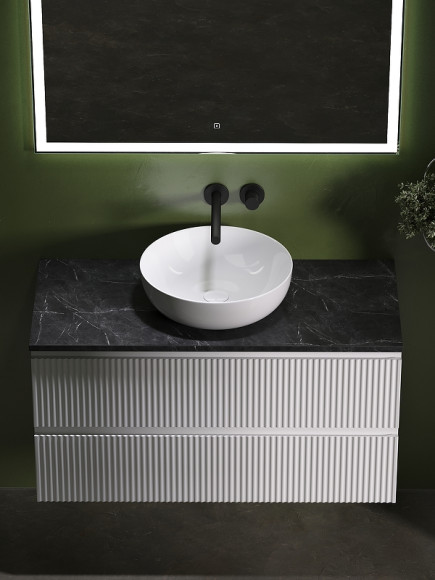 Тумба под раковину Sancos Snob R 100 SNR100W подвесная Bianco