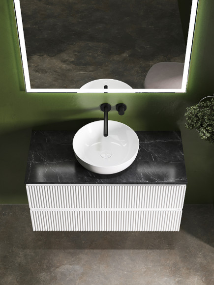 Тумба под раковину Sancos Snob R 100 SNR100W подвесная Bianco