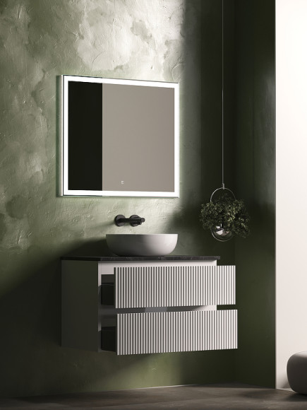 Тумба под раковину Sancos Snob R 100 SNR100W подвесная Bianco