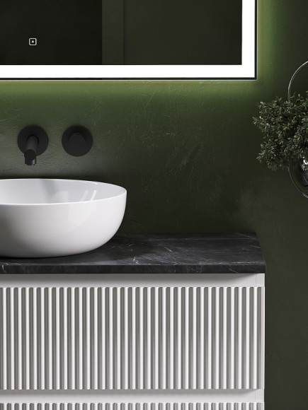 Тумба под раковину Sancos Snob R 100 SNR100W подвесная Bianco