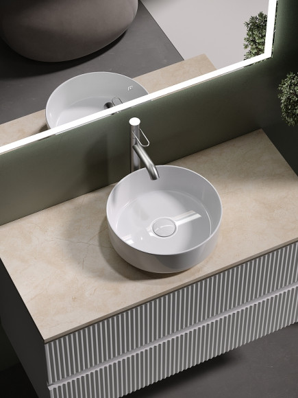 Тумба под раковину Sancos Snob R 100 SNR100W подвесная Bianco