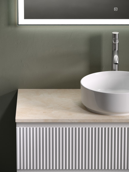 Тумба под раковину Sancos Snob R 100 SNR100W подвесная Bianco