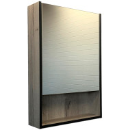 Зеркальный шкаф Comforty Вена 55 00-00009271 Дуб дымчатый