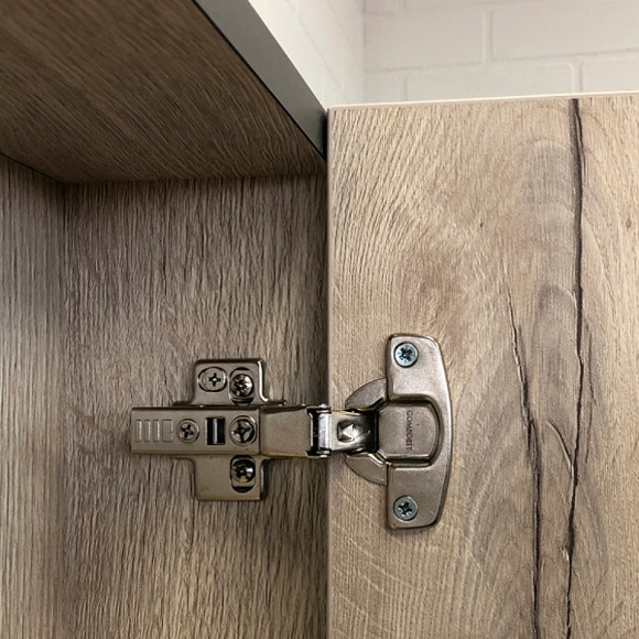 Зеркальный шкаф Comforty Вена 55 00-00009271 Дуб дымчатый