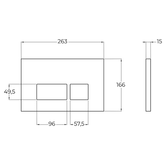 Инсталляция BelBagno BB026/BB044NERO с Черной матовой клавишей смыва Инсталляция BelBagno BB026/BB044NERO с Черной матовой клавишей смыва