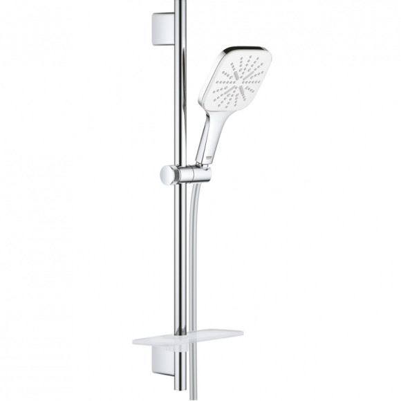 Душевой гарнитур Grohe Rainshower SmartActive 130 Cube 26584LS0 Белая луна