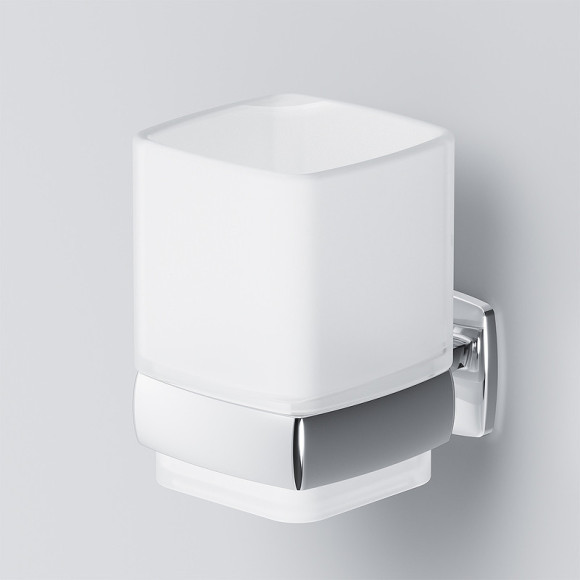 Стакан для зубных щеток AM.PM Gem A9034300 Хром Белый Стакан для зубных щеток AM.PM Gem A9034300 Хром Белый