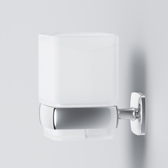 Стакан для зубных щеток AM.PM Gem A9034300 Хром Белый Стакан для зубных щеток AM.PM Gem A9034300 Хром Белый