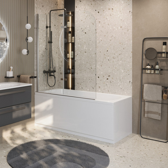 Акриловая ванна Cezares Eco 155х70 ECO-155-70-41-W37 без гидромассажа