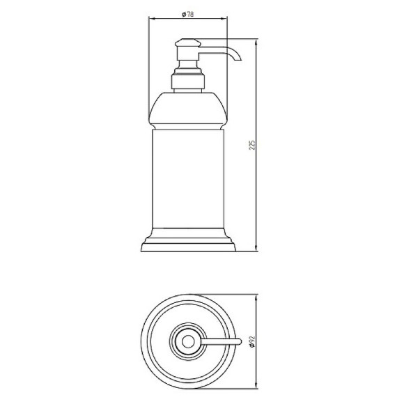 Дозатор для жидкого мыла Migliore Mirella 17235 Хром Дозатор для жидкого мыла Migliore Mirella 17235 Хром
