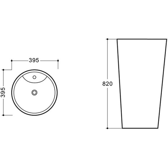 Раковина Vincea VBS-2P201 Белая