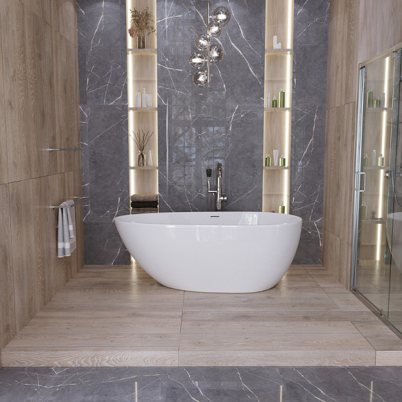 Акриловая ванна Grossman Fly 170х80 GR-1102 без гидромассажа