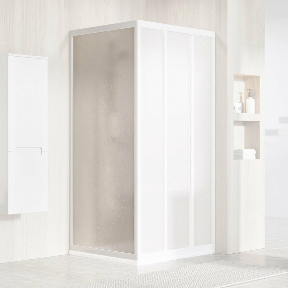 Душевая стенка Ravak Supernova APSS-80 940401R211 профиль Белый витраж пластик Pearl Душевая стенка Ravak Supernova APSS-80 940401R211 профиль Белый витраж пластик Pearl
