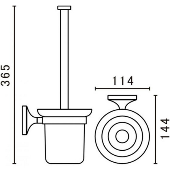 Ершик для унитаза Art&Max Bohemia AM-E-4281-Cr Хром Ершик для унитаза Art&Max Bohemia AM-E-4281-Cr Хром