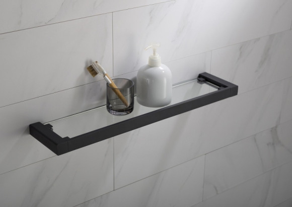 Стеклянная полка Timo Selene 14072/03 Черный Стеклянная полка Timo Selene 14072/03 Черный