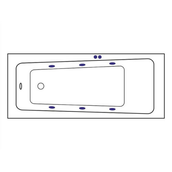 Акриловая ванна Excellent Ava 160x70 WAEX.AVA16.SOFT.GL с гидромассажем Акриловая ванна Excellent Ava 160x70 WAEX.AVA16.SOFT.GL с гидромассажем