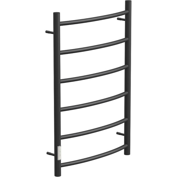 Электрический полотенцесушитель Point Афина PN04758B П6 500x800 диммер слева Черный Электрический полотенцесушитель Point Афина PN04758B П6 500x800 диммер слева Черный