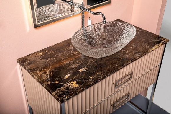 Тумба под раковину Boheme Armadi Art Monaco 100 867-100-CPCR Капучино Хром