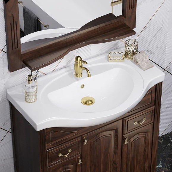 Зеркало Opadiris Риспекто 85 00-00007064 Орех антикварный с выключателем Зеркало Opadiris Риспекто 85 00-00007064 Орех антикварный с выключателем