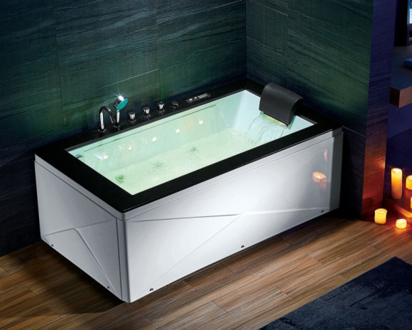 Акриловая ванна Gemy G9258 180х100 с гидромассажем Акриловая ванна Gemy G9258 180х100 с гидромассажем