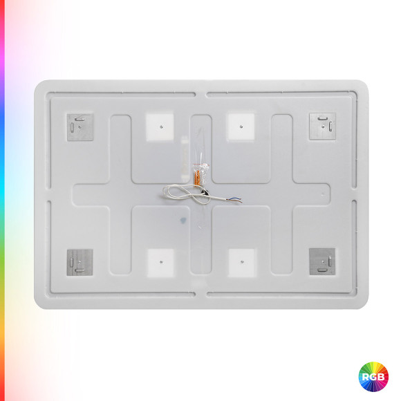 Зеркало Cezares Multicolore 100 CZR-SPC-MC-1000-800-RGB-TCH с подсветкой с сенсорным выключателем и функцией памяти