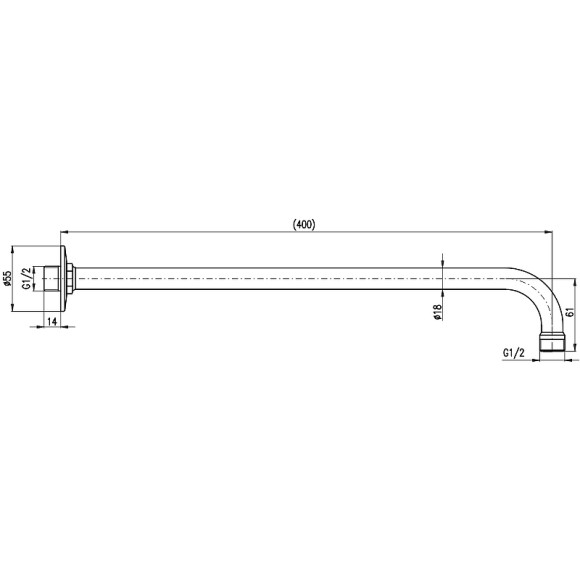 Верхний душ Rav Slezak SK0057CMAT Черный матовый Верхний душ Rav Slezak SK0057CMAT Черный матовый