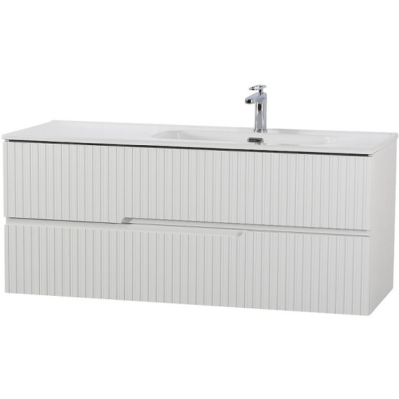 Тумба под раковину Cezares Duet-N 120 R DUET-N-1200-2C-SO-BL-R подвесная Bianco Lucido