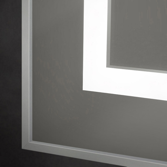 Зеркало BelBagno Kraft 140 SPC-KRAFT-1400-800-SENS-AL с подсветкой Сатин с сенсорным выключателем