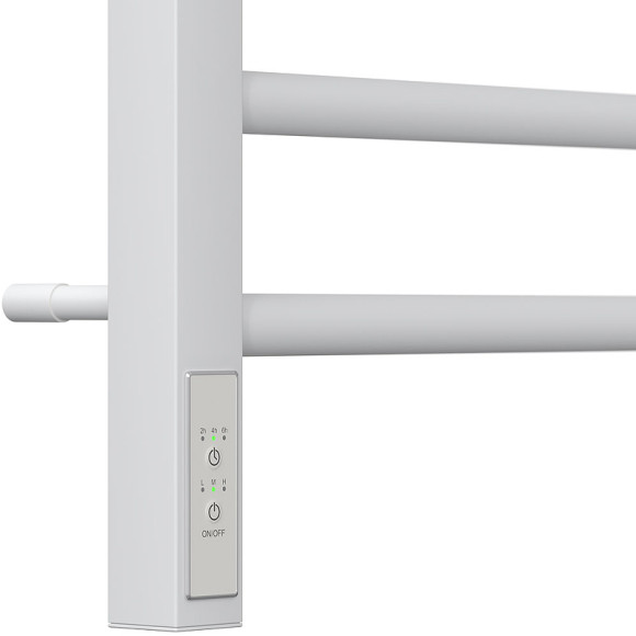 Электрический полотенцесушитель Point Веста PN70756W П7 500x600 диммер слева Белый