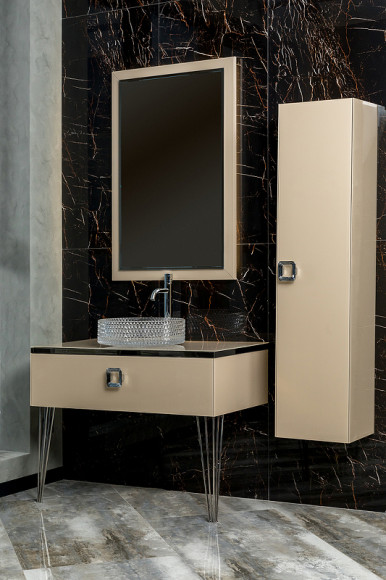 Тумба под раковину Boheme Armadi Art Lucido 100 770-100-CP подвесная Капучино