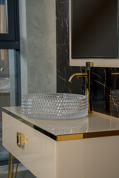 Тумба под раковину Boheme Armadi Art Lucido 100 770-100-CP подвесная Капучино