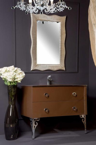 Тумба под раковину Boheme Armadi Art NeoArt 100 830-100-DB подвесная Dark Brown