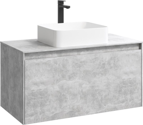 Корпус тумбы под раковину Aqwella 5 Stars Mobi 100 MOB0110BS подвесной без передней панели