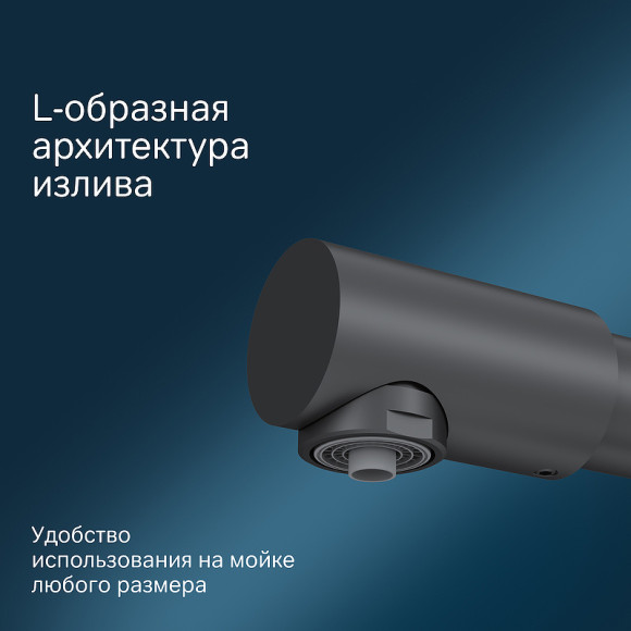 Смеситель для кухни AM.PM Like F8005722 Черный