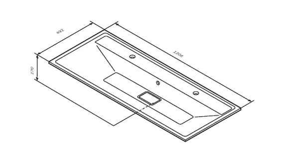 Раковина AM.PM Inspire V2.0 120 M50AWPX1201WG Белая матовая Раковина AM.PM Inspire V2.0 120 M50AWPX1201WG Белая матовая
