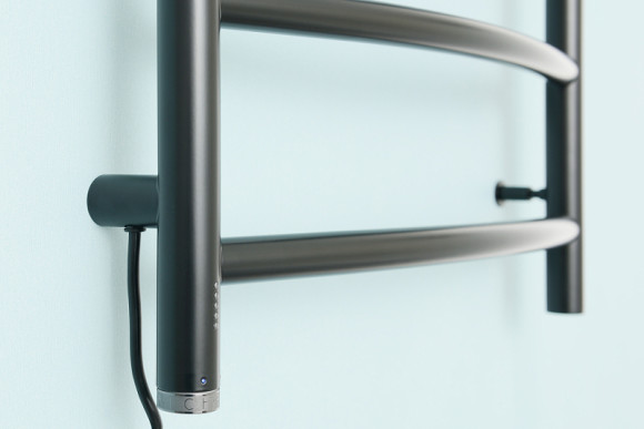 Электрический полотенцесушитель Сунержа Галант 4.0 1200x500 L 31-0830-1250 Черный матовый