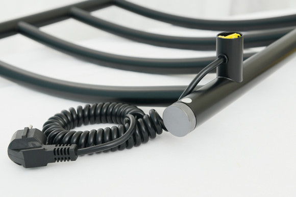 Электрический полотенцесушитель Сунержа Галант 4.0 1200x500 L 31-0830-1250 Черный матовый