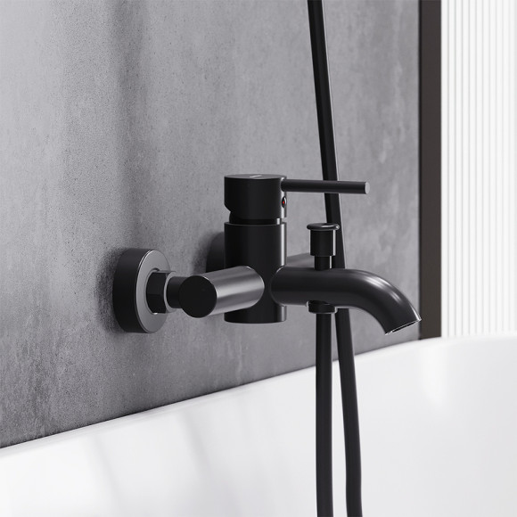 Смеситель для ванны Damixa Scandinavian Pure 361000300 Черный матовый