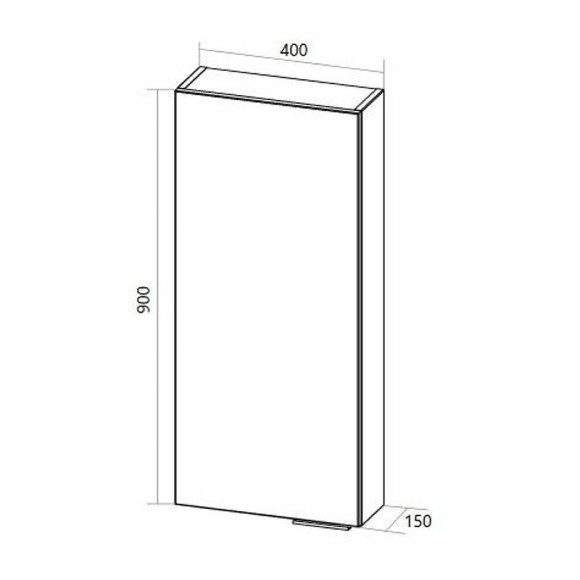 Подвесной шкаф 1MarKa Gaula 40П У92523 White