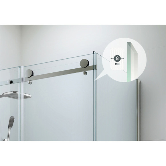 Душевой уголок Berges Gelios 120х80 061001 профиль Хром стекло прозрачное Душевой уголок Berges Gelios 120х80 061001 профиль Хром стекло прозрачное