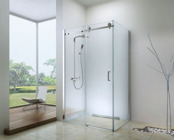 Душевой уголок Berges Gelios 120х80 061001 профиль Хром стекло прозрачное Душевой уголок Berges Gelios 120х80 061001 профиль Хром стекло прозрачное