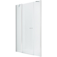 Душевая дверь New Trendy New Soleo Chrome 120 D-0172A профиль Хром стекло прозрачное