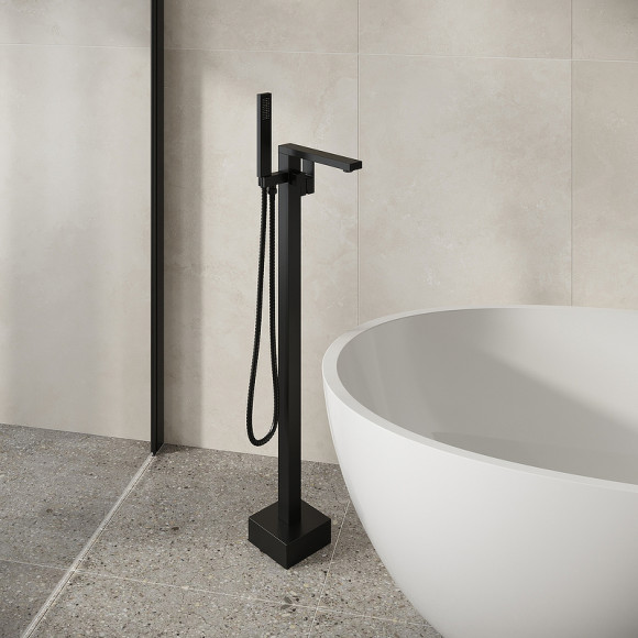 Смеситель для ванны Grossman Falcon 530.K35.08.210 Черный матовый Смеситель для ванны Grossman Falcon 530.K35.08.210 Черный матовый