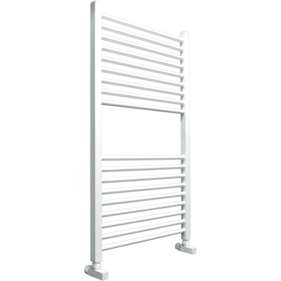Водяной полотенцесушитель Ника Modern ЛМ 2 100x50 Белый матовый 18 перекладин