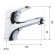 Смеситель для раковины Remer Kiss K11L Хром Смеситель для раковины Remer Kiss K11L Хром