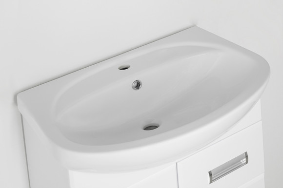 Тумба под раковину Style Line Ирис 65 Белый глянец Тумба под раковину Style Line Ирис 65 Белый глянец