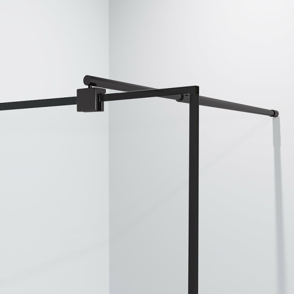 Душевая перегородка Niagara Nova 110 NG-687-11BLACK профиль Черный стекло прозрачное Душевая перегородка Niagara Nova 110 NG-687-11BLACK профиль Черный стекло прозрачное