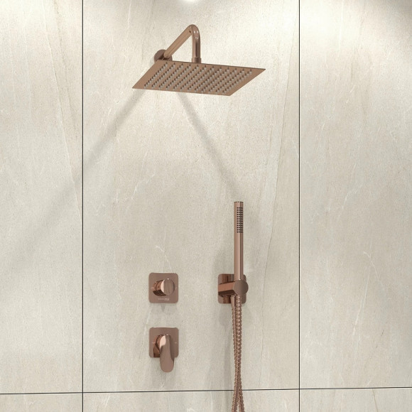 Душевая система WasserKRAFT Asphe A7751.287.338.329.290.292.291 Розовое золото