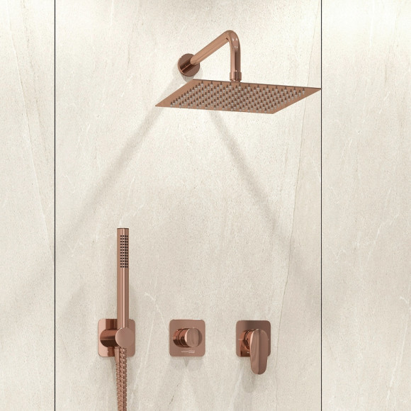 Душевая система WasserKRAFT Asphe A7751.287.338.329.290.292.291 Розовое золото