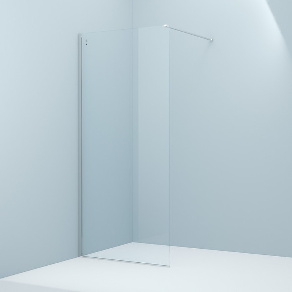 Душевая перегородка Iddis Slide 90 SLI8CS9i23 профиль Хром стекло прозрачное